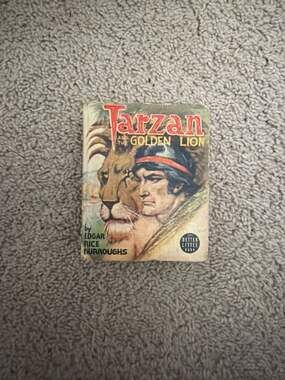 1943 Big Little Book Tarzan and the Golden Lion #1448 - ,